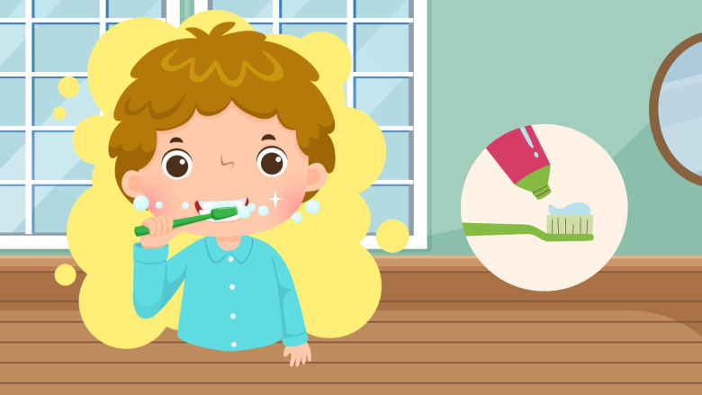 2. Menggosok Gigi