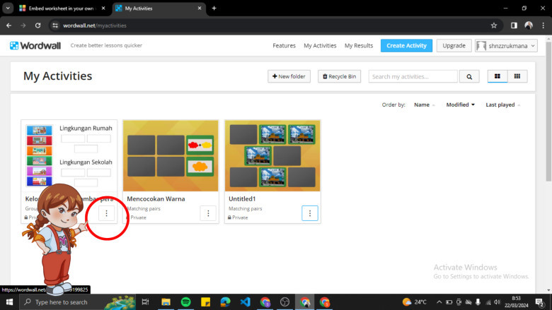 11. Tekan Button titik tiga
