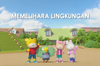 Kartun Shimajiro : Memelihara Lingkungan