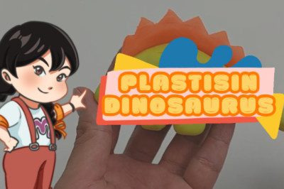 Mudah! Menciptakan Dinosaurus Dengan Plastisin